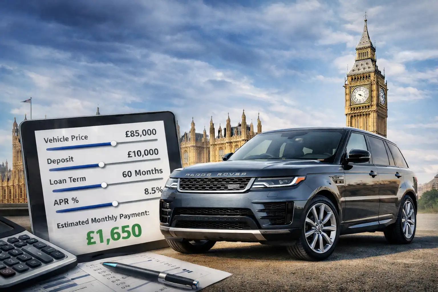 Range Rover HP calculator