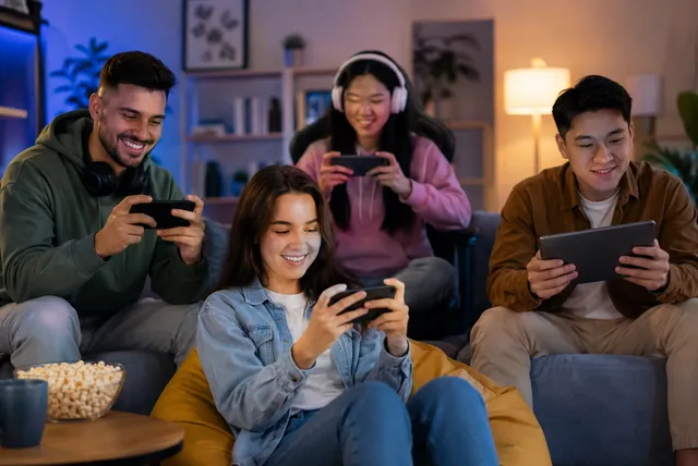 Casual online gaming players enjoying social and mobile gaming in 2026