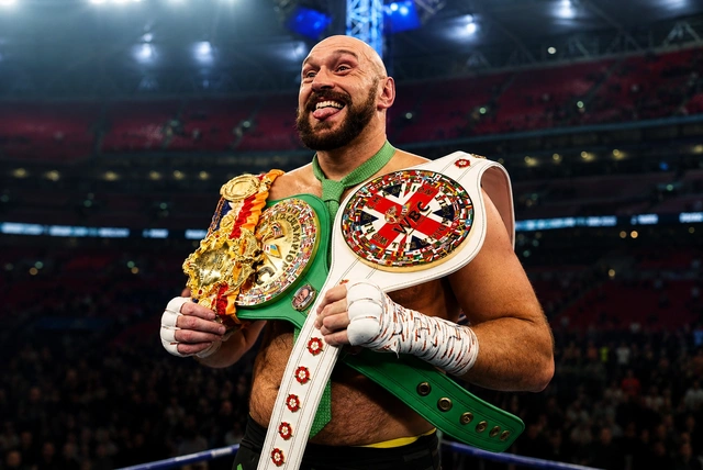 Tyson Fury during his boxing career and comeback journey in 2026