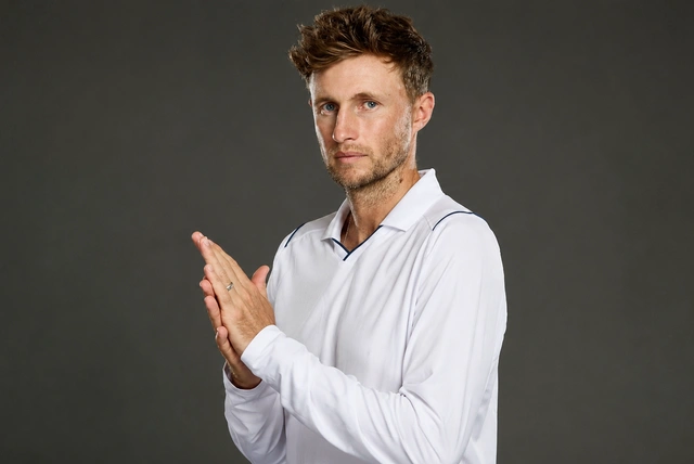 Joe Root playing for England during an international cricket match