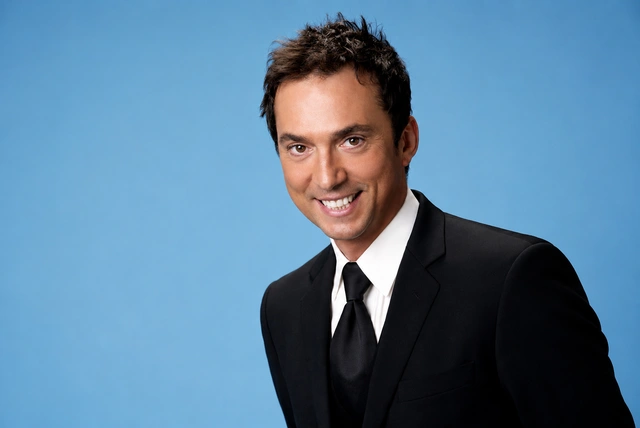 Bruno Tonioli during a television appearance discussing his career and achievements