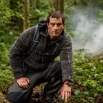 Bear Grylls survival expert and adventurer during an outdoor expedition