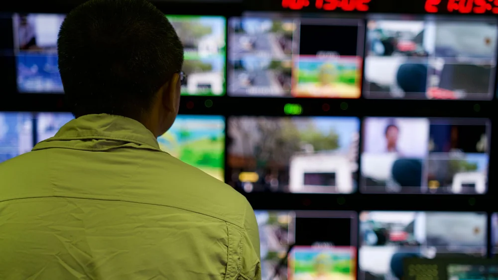 A television gallery, the job Lee Child did for eighteen years before writing