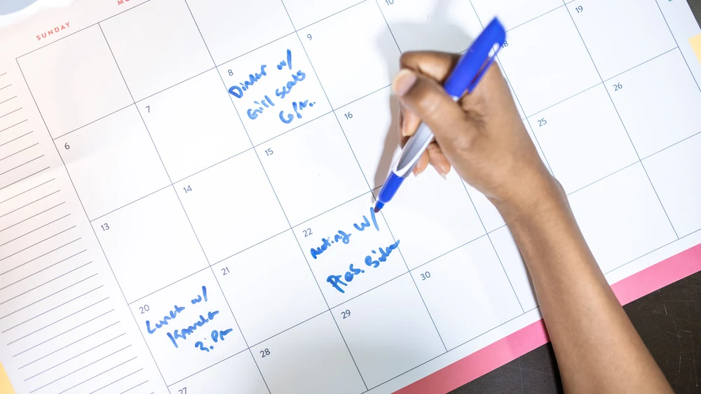 A monthly business review routine